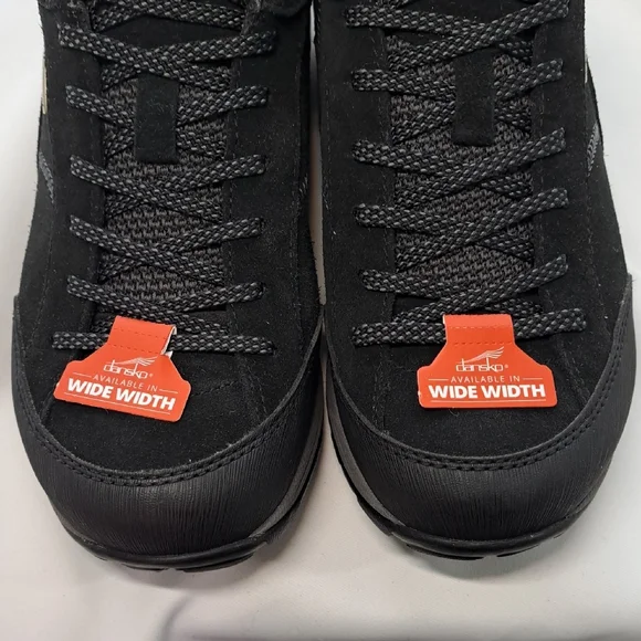 Dansko Paisley Waterproof Women's Black Wide Width Sneakers - Picture 6 of 10